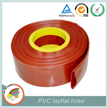 Tough PVC lay flat hose