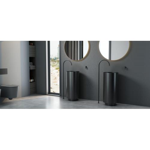 Meiao Cylindrical Vertical Stainless Steel Washbasin