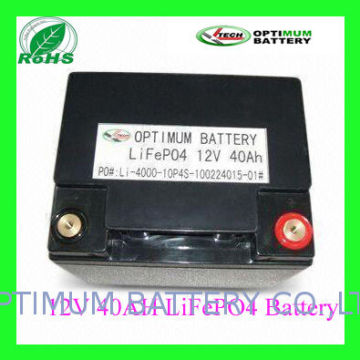 12v 40ah Lithium Iron Electric Golf Trolley Batteries For Golf Trolley /cart/caddy