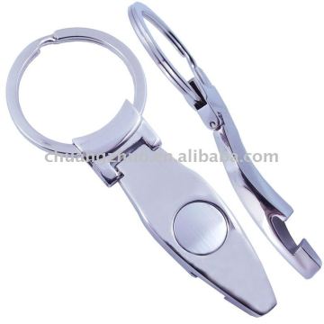 Fashion Metal Bottle Opener Key Ring /Key Holder