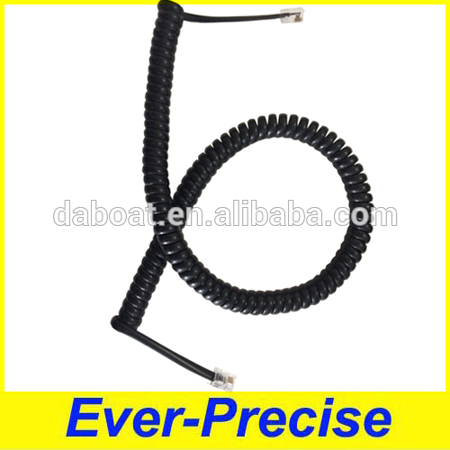 4p4c telephone handset coiled cable