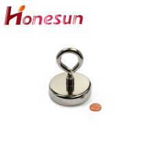 POT MAGNET/ FINISHING MAGNET WITH EYEBOLT