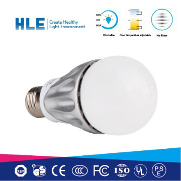 Isolated driving led bulb 8w with 50,000 hours lifetime