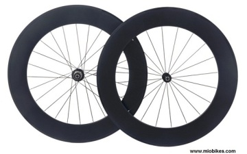 carbon wheelsets 88mm, tubular, matt, 3k