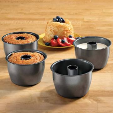 Kitchen tools Metal mini angel cake bakeware pans