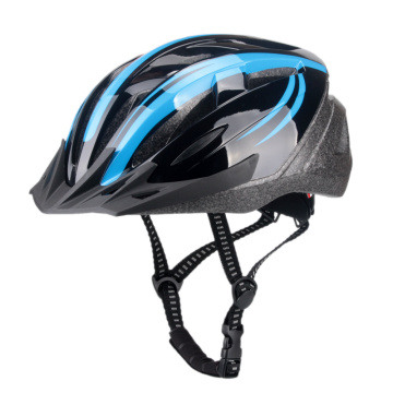 Casco de bicicleta azul más cómodo para adulto