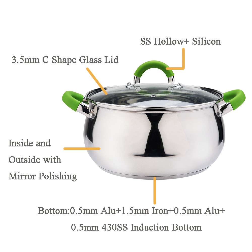 8pcs cookware set