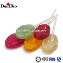 Custom fruit Flavours Lollipop Candy fruit flavour colored lollipop