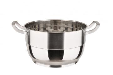 Kitchen Cookware Stainless Steel Double-Layer Steamer Pot