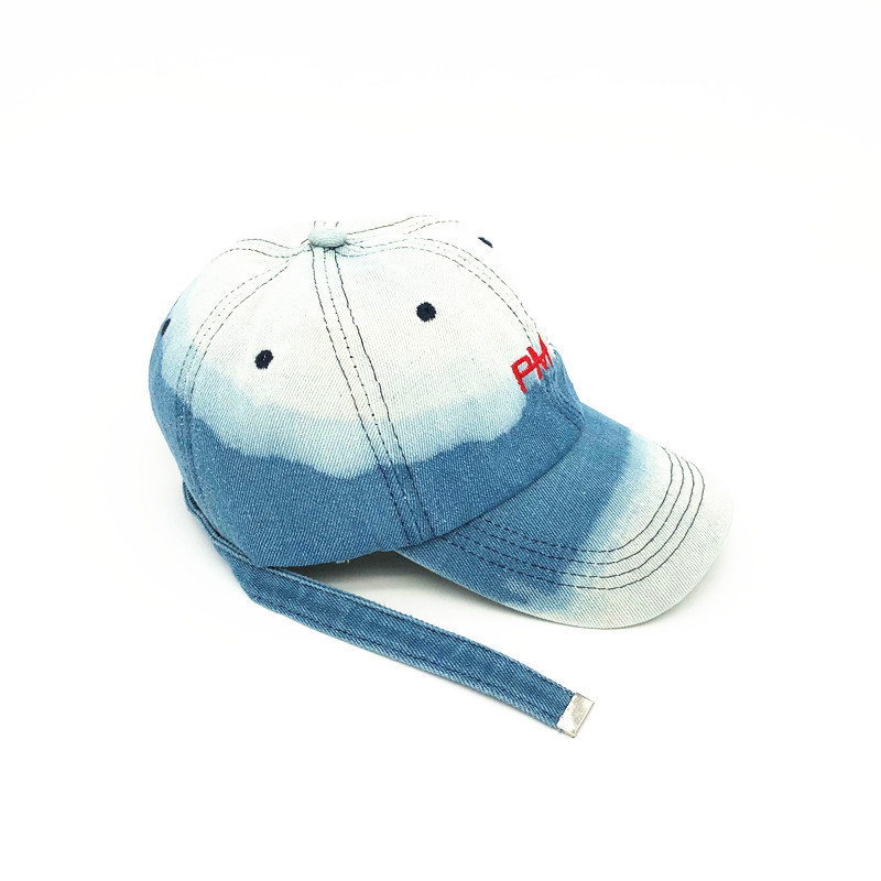 Small Daisy embroidered cowboy hat washed baseball cap (2)