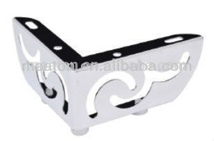 Furniture leg fittings of glass table