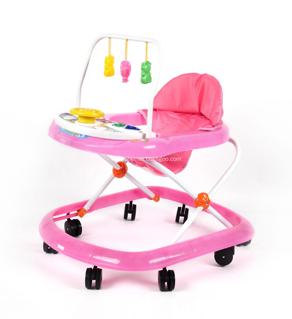 Economic Plastic Baby Walker with Music