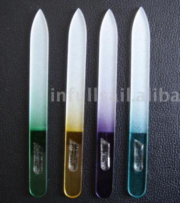 crystal glass nail file