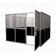 Simple Temporary Stainless Steel Outdoor Horse Shelter: Durable Stable Solution