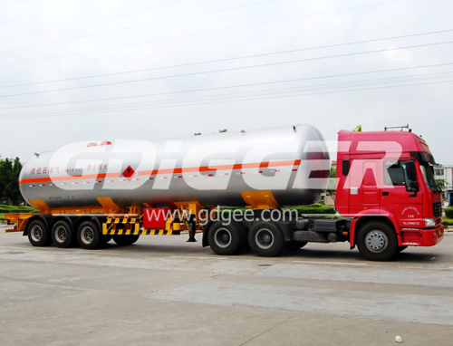 52m3 LPG Storage Tank Natural Gas Transportation Semi Trailer