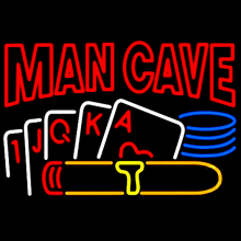 The man cave neon sign