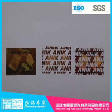 Stiker Label Hologram 3d