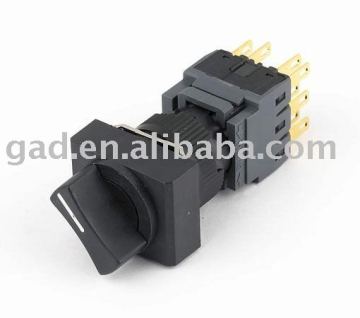 GA6-16HJ-22X CNGAD 2-position 16mm electrical rectangular selector switches