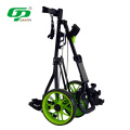 Aluminio de 3 ruedas Golf Push Trolley Cliente Trolley