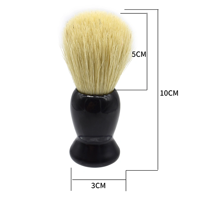 High Quality Plastic Handle Male Beard Shaving Brush Nylon Hair Foam Brush for Male Grooming