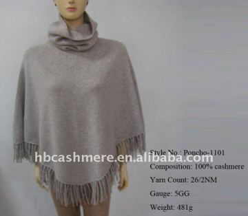 cashmere poncho