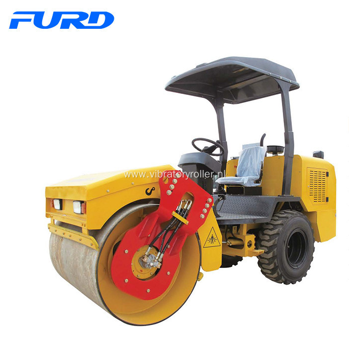 3 Ton Hydraulic Vibratory Rubber Tyre Road Roller