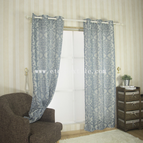 LINEN JACQUARD POLYESTER CURTAIN 6003-2