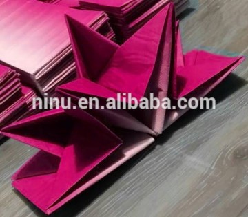 Printed Origami napkins Color Folded Paper Napkin 40x60cm