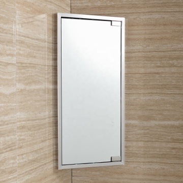 Modern Hanging Bathroom Cabinet with Corner Mirror