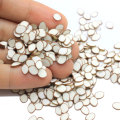 Neuartige Design Resin Mini 5 * 6mm Pilzscheiben Runde ovale 2D Polymer Clay Perle für Nail Art Aufkleber oder Schleim Zubehör