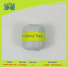 china factory good selling 100 polyester purl ribbon yarn 50g bobbins