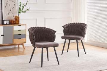 Handwoven Fabric Armchair with Sturdy Iron Frame?