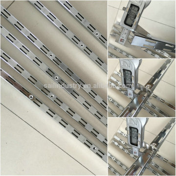 chrome A rectangular double-holes series