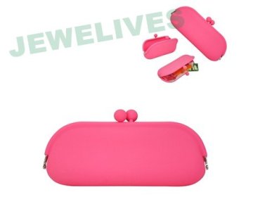 Beautiful Silicone Glasses' Case,coin Bag &amp;cosmetic Bage,?