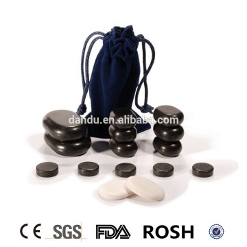 Basalt massage stone 16 Pcs Facial Massage Stone Set hot stone massage