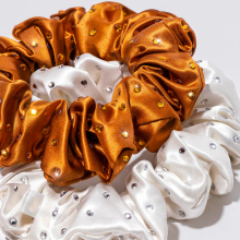 Non-toxic 100% pure silk luxury Silk Scrunchies