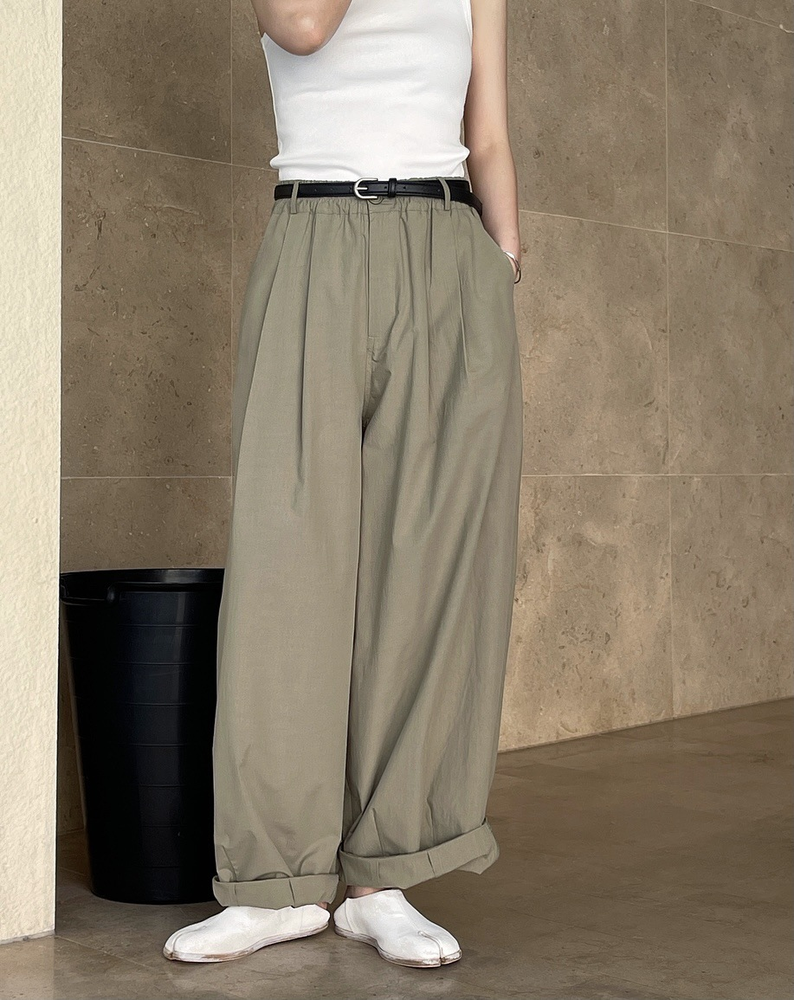 Широкие брюки шикарного минималистского силуэта в японском стиле Japanese-Style Chic Minimalist Silhouette Wide Leg Pants