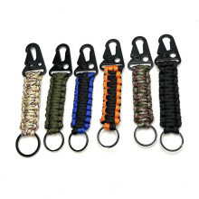 Paracord Carabiner Keychain - Braided Strap for Keys (Men & Women)