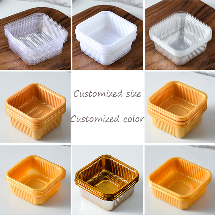 Plastic Moocake Box Verpakking Inzet Mooncake Blister Tray