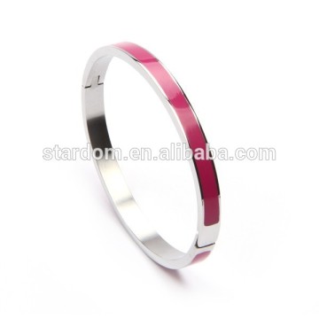 New products survial bracelet hot pink bangle