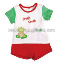180gsm summer short sleeve baby clothes