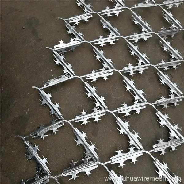 Heavy Galvanized Expanded Razor Mesh Fence