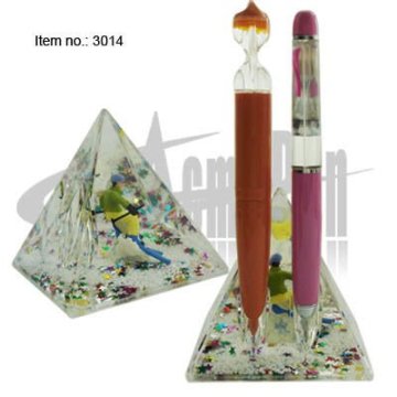 Liquid Acrylic Pyramid style Pen Holder