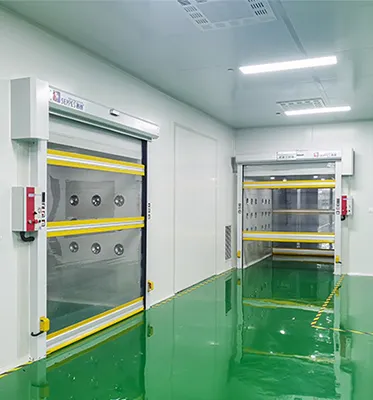 Car Wash High Speed Opening 2.0m/S PVC Plastic Roller Shutter Automatic Door