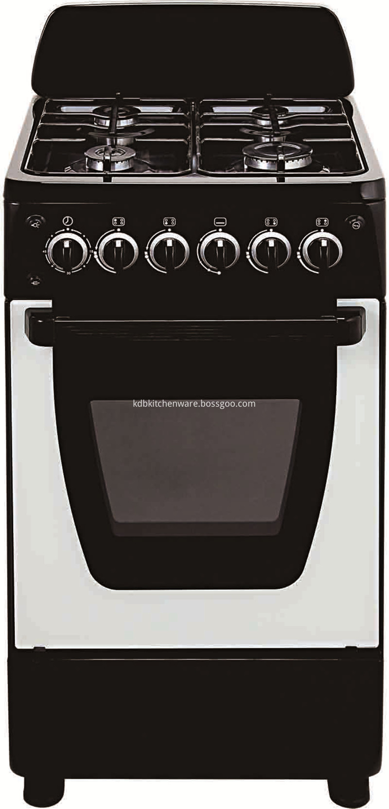 High Quality Professional 4 Burner Gas Cooker with Oven Series Gas Stove