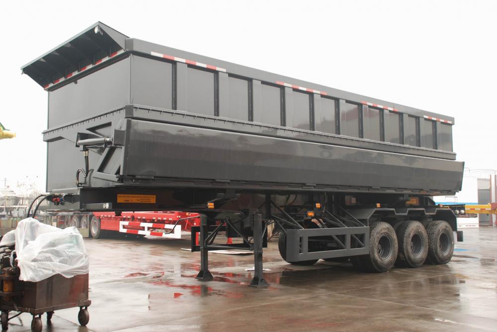 Lf Tri Axle Side Dump Semi Trailer