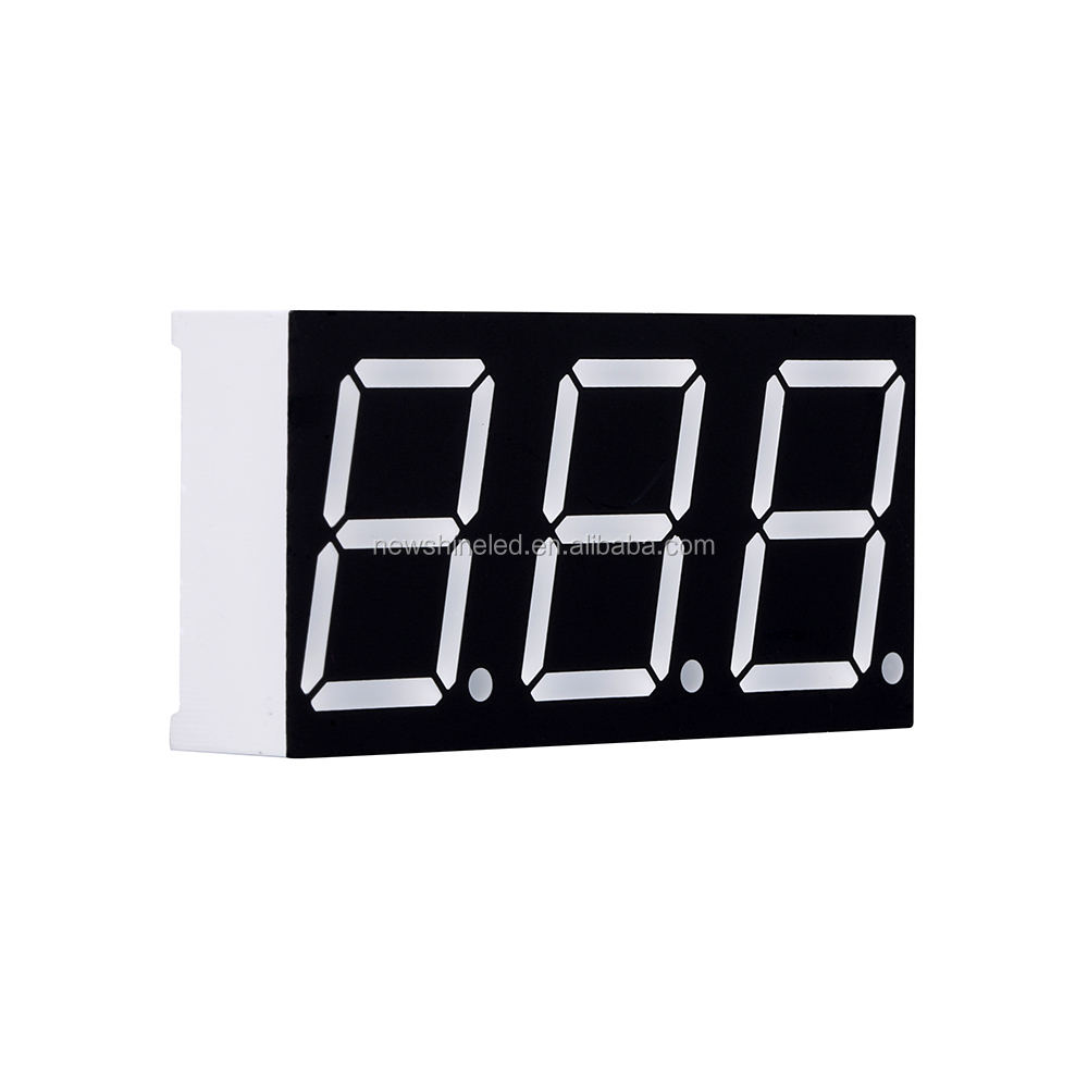 Good price led 7 segment display DIP 0.40 inch red seven segment display triple 3 digits display 7 segment led manufacturers