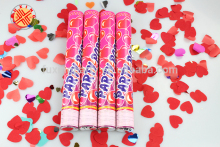 wedding love streamer party poppers with twist style for carnival