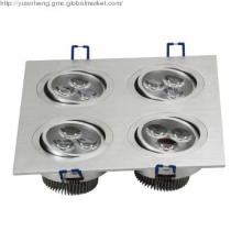 3W*4 wire drawing of stainless steel ceiling lamp and LED down lamp