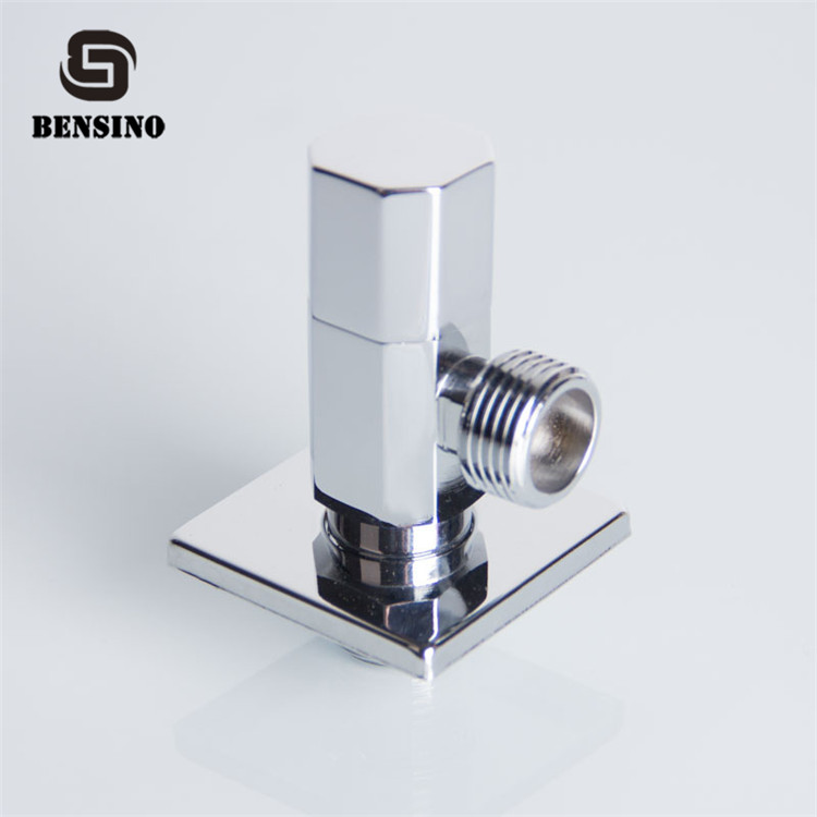 hot selling1/2 inch chrome plate brass angle water valve